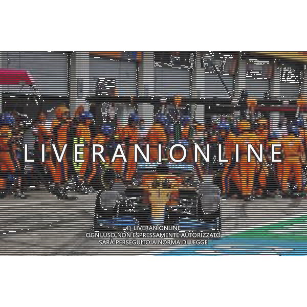 Lando Norris (GBR) McLaren MCL35M leaves the pits. 04.07.2021. Formula 1 World Championship, Rd 9, Austrian Grand Prix, Spielberg, Austria, Race Day. - www.xpbimages.com, EMail: requests@xpbimages.com © Copyright: Moy / XPB Images/AG. ALDO LIVERANI SAS - ITALY ONLY - EDITORIAL USE ONLY