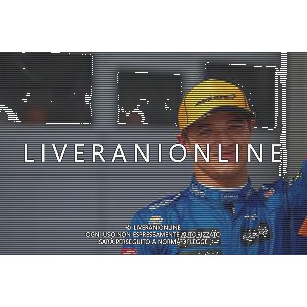 Lando Norris (GBR) McLaren celebrates his third position in parc ferme. 04.07.2021. Formula 1 World Championship, Rd 9, Austrian Grand Prix, Spielberg, Austria, Race Day. - www.xpbimages.com, EMail: requests@xpbimages.com © Copyright: FIA Pool Image for Editorial Use Only/AG. ALDO LIVERANI SAS - ITALY ONLY - EDITORIAL USE ONLY