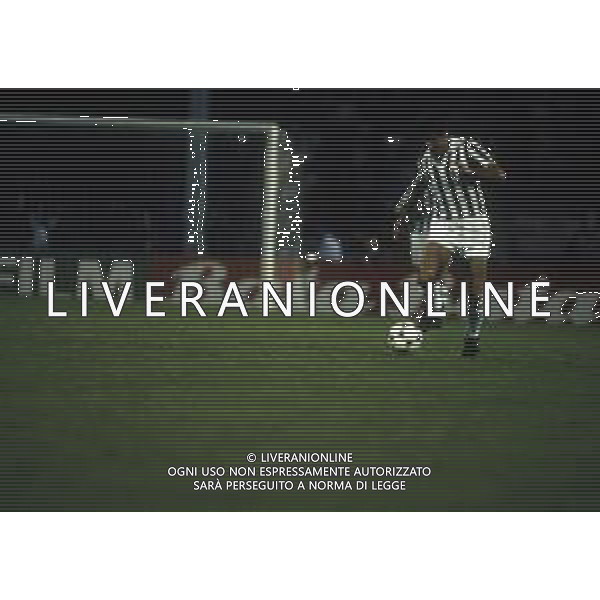 RETROSPETTIVA MASSIMO BRIASCHI CALCIATORE NELLA FOTO MASSIMO BRIASCHI CON LA MAGLIA DELLA JUVENTUS AG ALDO LIVERANI SAS
