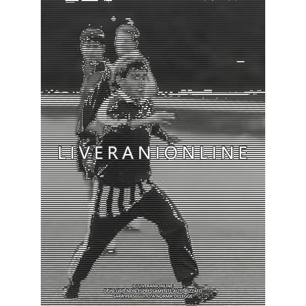 RETROSPETTIVA MASSIMO BRIASCHI CALCIATORE NELLA FOTO MASSIMO BRIASCHI CON LA MAGLIA DELLA JUVENTUS AG ALDO LIVERANI SAS