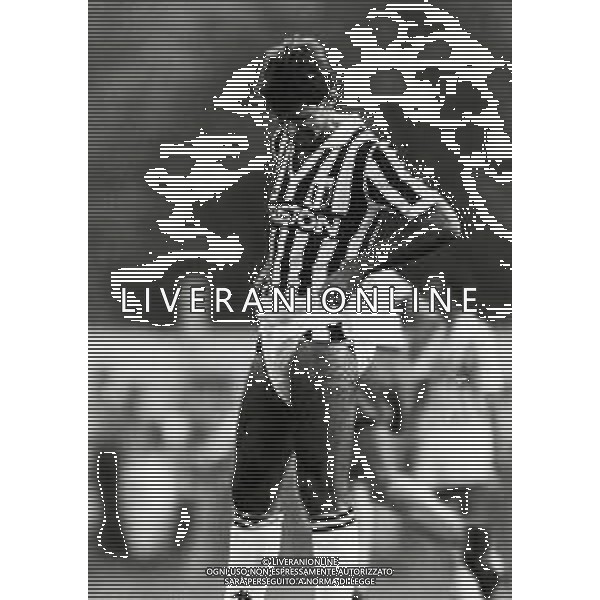 RETROSPETTIVA MASSIMO BRIASCHI CALCIATORE NELLA FOTO MASSIMO BRIASCHI CON LA MAGLIA DELLA JUVENTUS AG ALDO LIVERANI SAS