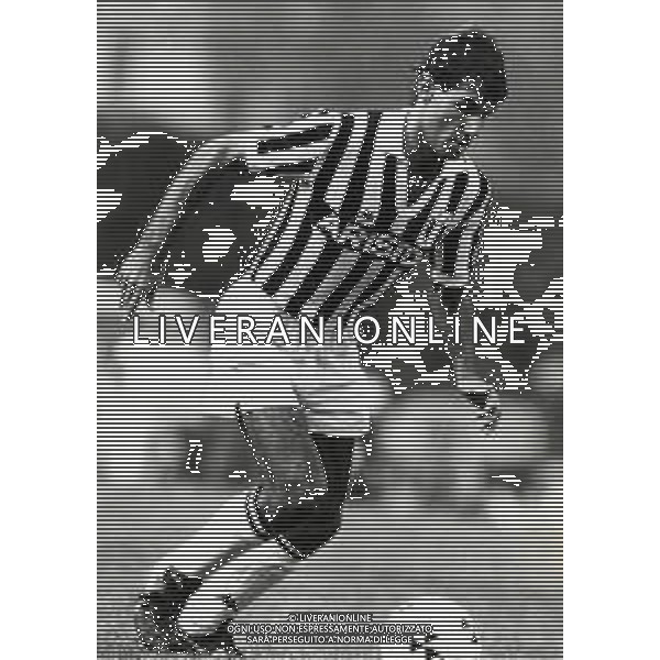 RETROSPETTIVA MASSIMO BRIASCHI CALCIATORE NELLA FOTO MASSIMO BRIASCHI CON LA MAGLIA DELLA JUVENTUS AG ALDO LIVERANI SAS
