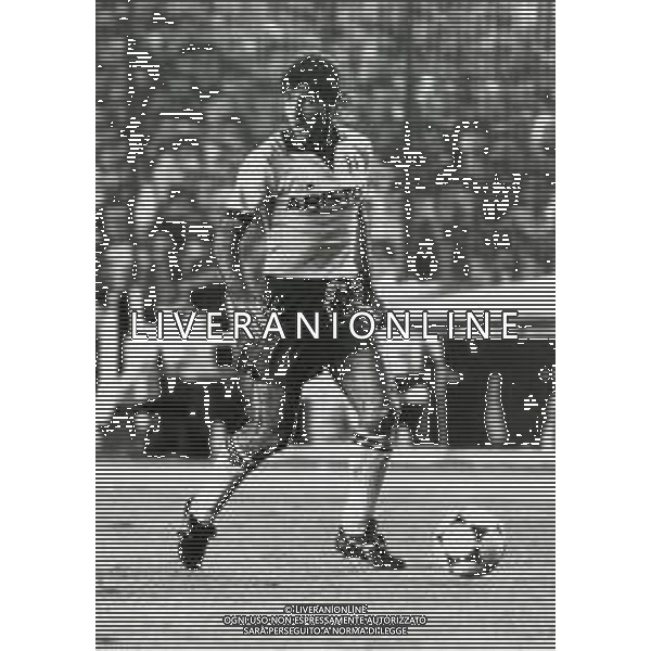 RETROSPETTIVA MASSIMO BRIASCHI CALCIATORE NELLA FOTO MASSIMO BRIASCHI CON LA MAGLIA DELLA JUVENTUS AG ALDO LIVERANI SAS