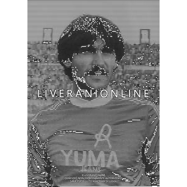 RETROSPETTIVA MASSIMO BRIASCHI CALCIATORE NELLA FOTO MASSIMO BRIASCHI CON LA MAGLIA DEL VICENZA CALCIO AG ALDO LIVERANI SAS