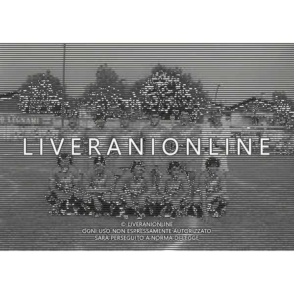 1985-1986 TRIESTINA CALCIO FORMAZIONE NELLA FOTO LA FORMAZIONE DELLA TRIESTINA CALCIO NELL\'ANNO 1985-1986 AG ALDO LIVERANI SAS