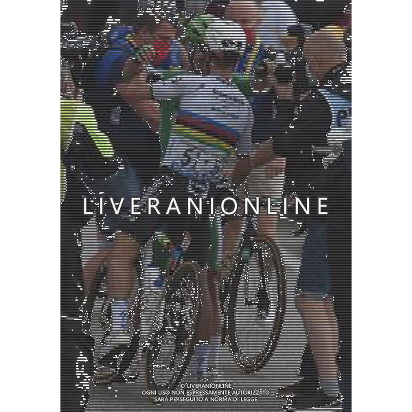 06-07-2021 Tour De France; Tappa 10 Albertville - Valence; 2021, Deceuninck - Quick Step; Alaphilippe, Julian; Cavendish, Mark; Valence; ©SIROTTI/AGENZIA ALDO LIVERANI SAS