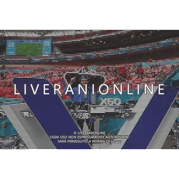 ITALIA vs SPAGNA Campionato Europeo UEFA EURO 2020 gara Semifinale - Londra 06/07/2021 nella foto: Tifosi italiani sugli spalti ©Claudio Zamagni/Agenzia Aldo Liverani s.a.s. during European UEFA Championship - UEFA Euro 2020 soccer match between Italy and Spain at Wembley Stadium in London on July 06 2021 photo credit by Claudio Zamagni / Aldo Liverani Photo Agency / AGENZIA ALDO LIVERANI SAS