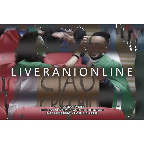 ITALIA vs SPAGNA Campionato Europeo UEFA EURO 2020 gara Semifinale - Londra 06/07/2021 nella foto: Tifosi italiani sugli spalti ©Claudio Zamagni/Agenzia Aldo Liverani s.a.s. during European UEFA Championship - UEFA Euro 2020 soccer match between Italy and Spain at Wembley Stadium in London on July 06 2021 photo credit by Claudio Zamagni / Aldo Liverani Photo Agency / AGENZIA ALDO LIVERANI SAS