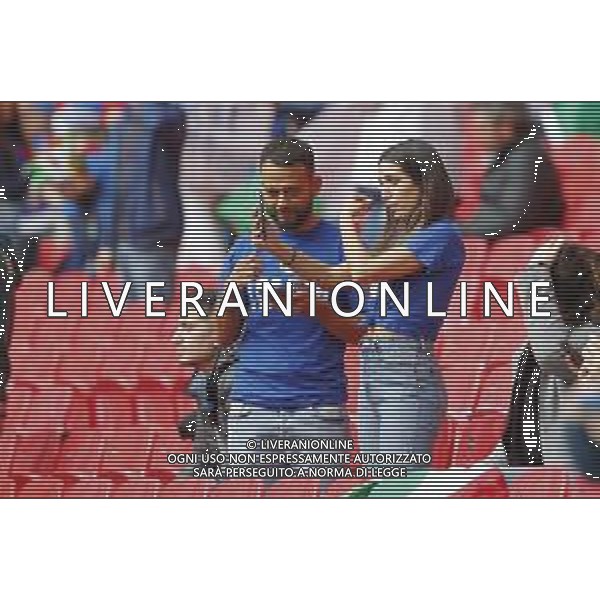 ITALIA vs SPAGNA Campionato Europeo UEFA EURO 2020 gara Semifinale - Londra 06/07/2021 nella foto: Tifosi italiani sugli spalti ©Claudio Zamagni/Agenzia Aldo Liverani s.a.s. during European UEFA Championship - UEFA Euro 2020 soccer match between Italy and Spain at Wembley Stadium in London on July 06 2021 photo credit by Claudio Zamagni / Aldo Liverani Photo Agency / AGENZIA ALDO LIVERANI SAS