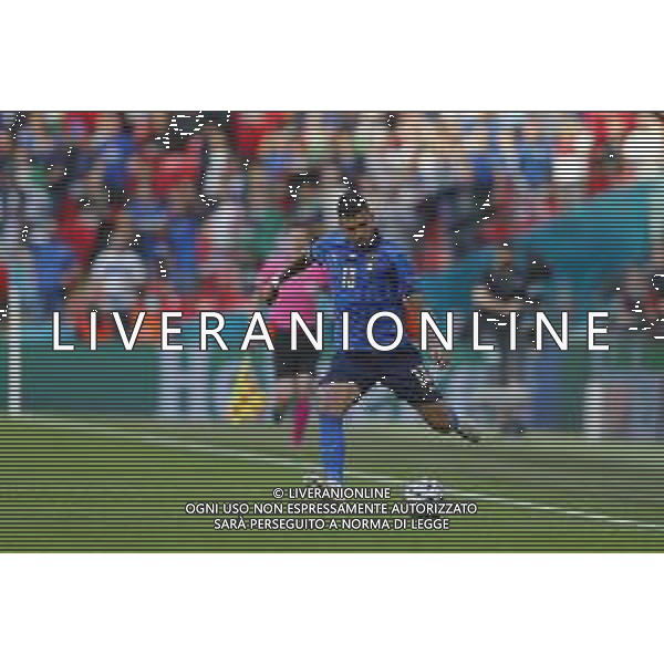 Campionato Europeo UEFA EURO 2020 gara semifinale ITALIA - SPAGNA del 06/07/2021 - nella foto: Emerson Palmieri (Italia) ©Claudio Zamagni/Agenzia Aldo Liverani s.a.s. during European UEFA Championship - UEFA Euro 2020 semifinal soccer match between Italy and Spain at Wembley Stadium in London on July 06 2021 photo credit by Claudio Zamagni/Aldo Liverani Photo Agency /AGENZIA ALDO LIVERANI SAS