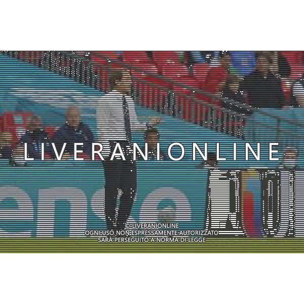 Campionato Europeo UEFA EURO 2020 gara semifinale ITALIA - SPAGNA del 06/07/2021 - nella foto: Mister Roberto Mancini(Italia) ©Claudio Zamagni/Agenzia Aldo Liverani s.a.s. during European UEFA Championship - UEFA Euro 2020 semifinal soccer match between Italy and Spain at Wembley Stadium in London on July 06 2021 photo credit by Claudio Zamagni/Aldo Liverani Photo Agency /AGENZIA ALDO LIVERANI SAS