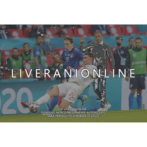 Campionato Europeo UEFA EURO 2020 gara semifinale ITALIA - SPAGNA del 06/07/2021 - nella foto: Chiesa Federico(Italia) ©Claudio Zamagni/Agenzia Aldo Liverani s.a.s. during European UEFA Championship - UEFA Euro 2020 semifinal soccer match between Italy and Spain at Wembley Stadium in London on July 06 2021 photo credit by Claudio Zamagni/Aldo Liverani Photo Agency /AGENZIA ALDO LIVERANI SAS