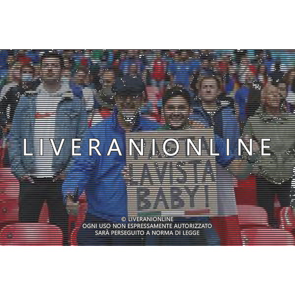 Campionato Europeo UEFA EURO 2020 gara semifinale ITALIA - SPAGNA del 06/07/2021 - nella foto: tifosi italia ©Claudio Zamagni/Agenzia Aldo Liverani s.a.s. during European UEFA Championship - UEFA Euro 2020 semifinal soccer match between Italy and Spain at Wembley Stadium in London on July 06 2021 photo credit by Claudio Zamagni/Aldo Liverani Photo Agency /AGENZIA ALDO LIVERANI SAS