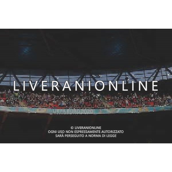 Campionato Europeo UEFA EURO 2020 gara semifinale ITALIA - SPAGNA del 06/07/2021 - nella foto: gli spalti con il pubblico - tifosi ©Claudio Zamagni/Agenzia Aldo Liverani s.a.s. during European UEFA Championship - UEFA Euro 2020 semifinal soccer match between Italy and Spain at Wembley Stadium in London on July 06 2021 photo credit by Claudio Zamagni/Aldo Liverani Photo Agency /AGENZIA ALDO LIVERANI SAS