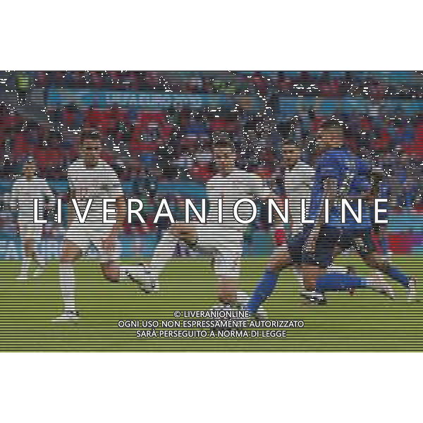 Campionato Europeo UEFA EURO 2020 gara semifinale ITALIA - SPAGNA del 06/07/2021 - nella foto: Emerson Palmieri (Italia) ©Claudio Zamagni/Agenzia Aldo Liverani s.a.s. during European UEFA Championship - UEFA Euro 2020 semifinal soccer match between Italy and Spain at Wembley Stadium in London on July 06 2021 photo credit by Claudio Zamagni/Aldo Liverani Photo Agency /AGENZIA ALDO LIVERANI SAS