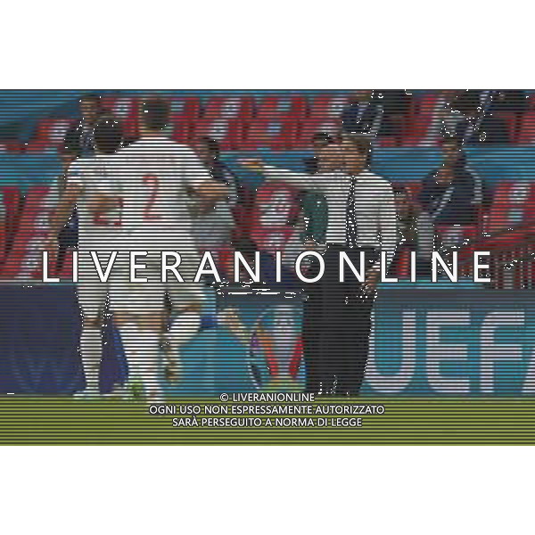 Campionato Europeo UEFA EURO 2020 gara semifinale ITALIA - SPAGNA del 06/07/2021 - nella foto: Mister Roberto Mancini(Italia) ©Claudio Zamagni/Agenzia Aldo Liverani s.a.s. during European UEFA Championship - UEFA Euro 2020 semifinal soccer match between Italy and Spain at Wembley Stadium in London on July 06 2021 photo credit by Claudio Zamagni/Aldo Liverani Photo Agency /AGENZIA ALDO LIVERANI SAS