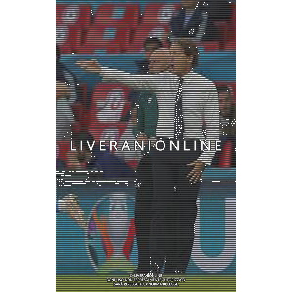 Campionato Europeo UEFA EURO 2020 gara semifinale ITALIA - SPAGNA del 06/07/2021 - nella foto: Mister Roberto Mancini(Italia) ©Claudio Zamagni/Agenzia Aldo Liverani s.a.s. during European UEFA Championship - UEFA Euro 2020 semifinal soccer match between Italy and Spain at Wembley Stadium in London on July 06 2021 photo credit by Claudio Zamagni/Aldo Liverani Photo Agency /AGENZIA ALDO LIVERANI SAS