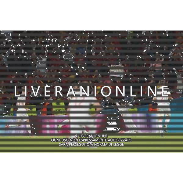Campionato Europeo UEFA EURO 2020 gara semifinale ITALIA - SPAGNA del 06/07/2021 - nella foto: esultanza Alvaro Morata spagna dopo il goal ©Claudio Zamagni/Agenzia Aldo Liverani s.a.s. during European UEFA Championship - UEFA Euro 2020 semifinal soccer match between Italy and Spain at Wembley Stadium in London on July 06 2021 photo credit by Claudio Zamagni/Aldo Liverani Photo Agency /AGENZIA ALDO LIVERANI SAS