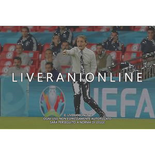 Campionato Europeo UEFA EURO 2020 gara semifinale ITALIA - SPAGNA del 06/07/2021 - nella foto: Mister Roberto Mancini(Italia) ©Claudio Zamagni/Agenzia Aldo Liverani s.a.s. during European UEFA Championship - UEFA Euro 2020 semifinal soccer match between Italy and Spain at Wembley Stadium in London on July 06 2021 photo credit by Claudio Zamagni/Aldo Liverani Photo Agency /AGENZIA ALDO LIVERANI SAS