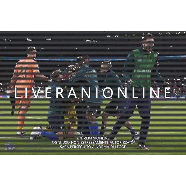 Campionato Europeo UEFA EURO 2020 gara semifinale ITALIA - SPAGNA del 06/07/2021 - nella foto: esultanza finale italia ©Claudio Zamagni/Agenzia Aldo Liverani s.a.s. during European UEFA Championship - UEFA Euro 2020 semifinal soccer match between Italy and Spain at Wembley Stadium in London on July 06 2021 photo credit by Claudio Zamagni/Aldo Liverani Photo Agency /AGENZIA ALDO LIVERANI SAS