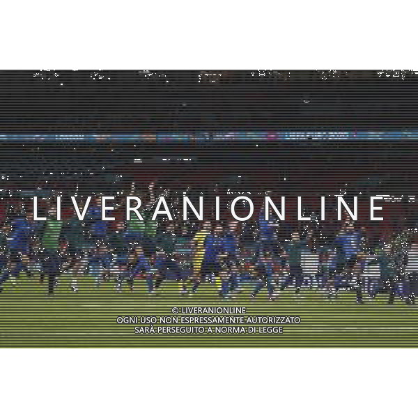 Campionato Europeo UEFA EURO 2020 gara semifinale ITALIA - SPAGNA del 06/07/2021 - nella foto: esultanza finale italia ©Claudio Zamagni/Agenzia Aldo Liverani s.a.s. during European UEFA Championship - UEFA Euro 2020 semifinal soccer match between Italy and Spain at Wembley Stadium in London on July 06 2021 photo credit by Claudio Zamagni/Aldo Liverani Photo Agency /AGENZIA ALDO LIVERANI SAS