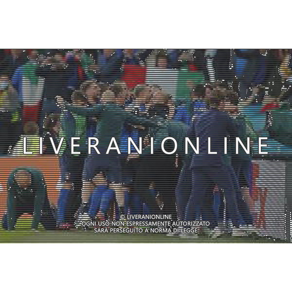 Campionato Europeo UEFA EURO 2020 gara semifinale ITALIA - SPAGNA del 06/07/2021 - nella foto: esultanza finale italia ©Claudio Zamagni/Agenzia Aldo Liverani s.a.s. during European UEFA Championship - UEFA Euro 2020 semifinal soccer match between Italy and Spain at Wembley Stadium in London on July 06 2021 photo credit by Claudio Zamagni/Aldo Liverani Photo Agency /AGENZIA ALDO LIVERANI SAS