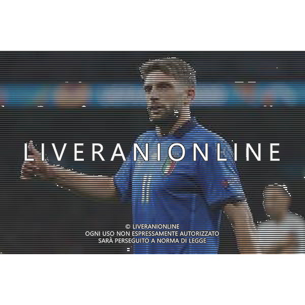 Campionato Europeo UEFA EURO 2020 gara semifinale ITALIA - SPAGNA del 06/07/2021 - nella foto: Berardi Domenico(Italia) ©Claudio Zamagni/Agenzia Aldo Liverani s.a.s. Berardi Domenico(Italia)during European UEFA Championship - UEFA Euro 2020 semifinal soccer match between Italy and Spain at Wembley Stadium in London on July 06 2021 photo credit by Claudio Zamagni/Aldo Liverani Photo Agency