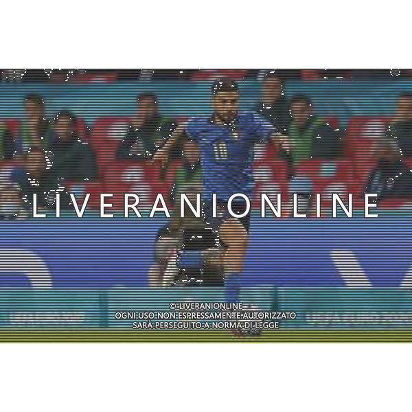 Campionato Europeo UEFA EURO 2020 gara semifinale ITALIA - SPAGNA del 06/07/2021 - nella foto: Insigne Lorenzo(Italia) ©Claudio Zamagni/Agenzia Aldo Liverani s.a.s. Insigne Lorenzo(Italia) during European UEFA Championship - UEFA Euro 2020 semifinal soccer match between Italy and Spain at Wembley Stadium in London on July 06 2021 photo credit by Claudio Zamagni/Aldo Liverani Photo Agency