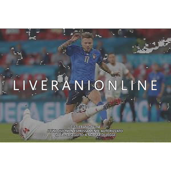 Campionato Europeo UEFA EURO 2020 gara semifinale ITALIA - SPAGNA del 06/07/2021 - nella foto: Immobile Ciro(Italia) ©Claudio Zamagni/Agenzia Aldo Liverani s.a.s. Immobile Ciro(Italia) during European UEFA Championship - UEFA Euro 2020 semifinal soccer match between Italy and Spain at Wembley Stadium in London on July 06 2021 photo credit by Claudio Zamagni/Aldo Liverani Photo Agency