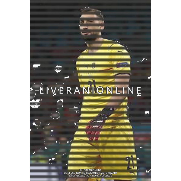 Campionato Europeo UEFA EURO 2020 gara semifinale ITALIA - SPAGNA del 06/07/2021 - nella foto: Donnarumma Gianluigi(Italia) ©Claudio Zamagni/Agenzia Aldo Liverani s.a.s. Donnarumma Gianluigi(Italia) during European UEFA Championship - UEFA Euro 2020 semifinal soccer match between Italy and Spain at Wembley Stadium in London on July 06 2021 photo credit by Claudio Zamagni/Aldo Liverani Photo Agency