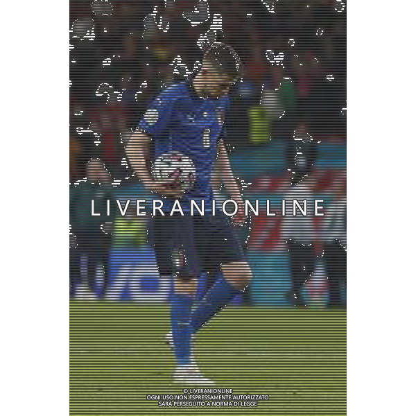 Campionato Europeo UEFA EURO 2020 gara semifinale ITALIA - SPAGNA del 06/07/2021 - nella foto: Jorginho(Italia) ©Claudio Zamagni/Agenzia Aldo Liverani s.a.s. Jorginho(Italia) during European UEFA Championship - UEFA Euro 2020 semifinal soccer match between Italy and Spain at Wembley Stadium in London on July 06 2021 photo credit by Claudio Zamagni/Aldo Liverani Photo Agency