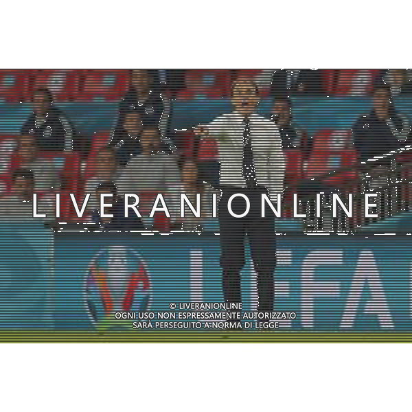 Campionato Europeo UEFA EURO 2020 gara semifinale ITALIA - SPAGNA del 06/07/2021 - nella foto: Mister Roberto Mancini(Italia) ©Claudio Zamagni/Agenzia Aldo Liverani s.a.s. Mister Roberto Mancini(Italia) during European UEFA Championship - UEFA Euro 2020 semifinal soccer match between Italy and Spain at Wembley Stadium in London on July 06 2021 photo credit by Claudio Zamagni/Aldo Liverani Photo Agency