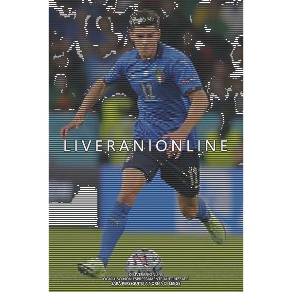 Campionato Europeo UEFA EURO 2020 gara semifinale ITALIA - SPAGNA del 06/07/2021 - nella foto: Pessina Matteo(Italia) ©Claudio Zamagni/Agenzia Aldo Liverani s.a.s. Pessina Matteo(Italia) during European UEFA Championship - UEFA Euro 2020 semifinal soccer match between Italy and Spain at Wembley Stadium in London on July 06 2021 photo credit by Claudio Zamagni/Aldo Liverani Photo Agency