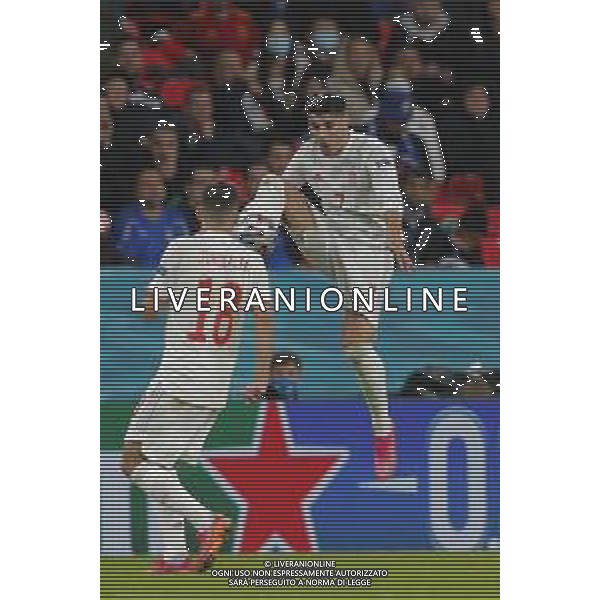 Campionato Europeo UEFA EURO 2020 gara semifinale ITALIA - SPAGNA del 06/07/2021 - nella foto: Álvaro Morata ©Claudio Zamagni/Agenzia Aldo Liverani s.a.s. Álvaro Morata during European UEFA Championship - UEFA Euro 2020 semifinal soccer match between Italy and Spain at Wembley Stadium in London on July 06 2021 photo credit by Claudio Zamagni/Aldo Liverani Photo Agency
