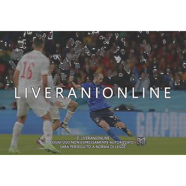 Campionato Europeo UEFA EURO 2020 gara semifinale ITALIA - SPAGNA del 06/07/2021 - nella foto: Chiellini Giorgio(Italia) ©Claudio Zamagni/Agenzia Aldo Liverani s.a.s. Chiellini Giorgio(Italia) during European UEFA Championship - UEFA Euro 2020 semifinal soccer match between Italy and Spain at Wembley Stadium in London on July 06 2021 photo credit by Claudio Zamagni/Aldo Liverani Photo Agency