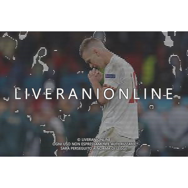 Campionato Europeo UEFA EURO 2020 gara semifinale ITALIA - SPAGNA del 06/07/2021 - nella foto: delusione Dani Olmo ©Claudio Zamagni/Agenzia Aldo Liverani s.a.s. Dani Olmo during European UEFA Championship - UEFA Euro 2020 semifinal soccer match between Italy and Spain at Wembley Stadium in London on July 06 2021 photo credit by Claudio Zamagni/Aldo Liverani Photo Agency