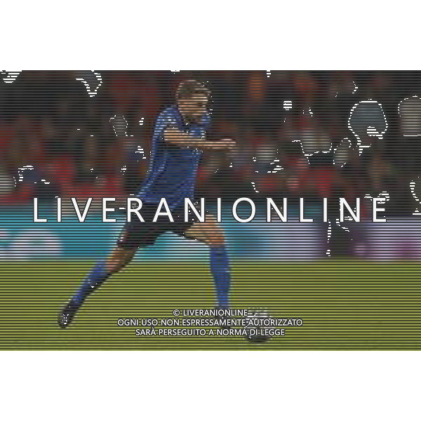 Campionato Europeo UEFA EURO 2020 gara semifinale ITALIA - SPAGNA del 06/07/2021 - nella foto: Berardi Domenico(Italia) ©Claudio Zamagni/Agenzia Aldo Liverani s.a.s. Berardi Domenico(Italia)during European UEFA Championship - UEFA Euro 2020 semifinal soccer match between Italy and Spain at Wembley Stadium in London on July 06 2021 photo credit by Claudio Zamagni/Aldo Liverani Photo Agency