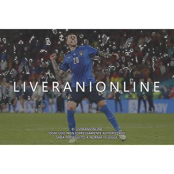 Campionato Europeo UEFA EURO 2020 gara semifinale ITALIA - SPAGNA del 06/07/2021 - nella foto: Bernardeschi Federico(Italia) ©Claudio Zamagni/Agenzia Aldo Liverani s.a.s. during European UEFA Championship - UEFA Euro 2020 semifinal soccer match between Italy and Spain at Wembley Stadium in London on July 06 2021 photo credit by Claudio Zamagni/Aldo Liverani Photo Agency