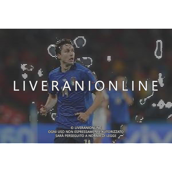 Campionato Europeo UEFA EURO 2020 gara semifinale ITALIA - SPAGNA del 06/07/2021 - nella foto: Chiesa Federico(Italia) ©Claudio Zamagni/Agenzia Aldo Liverani s.a.s. Chiesa Federico(Italia) during European UEFA Championship - UEFA Euro 2020 semifinal soccer match between Italy and Spain at Wembley Stadium in London on July 06 2021 photo credit by Claudio Zamagni/Aldo Liverani Photo Agency