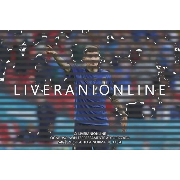 Campionato Europeo UEFA EURO 2020 gara semifinale ITALIA - SPAGNA del 06/07/2021 - nella foto: Di Lorenzo Giovanni(Italia) ©Claudio Zamagni/Agenzia Aldo Liverani s.a.s. Di Lorenzo Giovanni(Italia) during European UEFA Championship - UEFA Euro 2020 semifinal soccer match between Italy and Spain at Wembley Stadium in London on July 06 2021 photo credit by Claudio Zamagni/Aldo Liverani Photo Agency