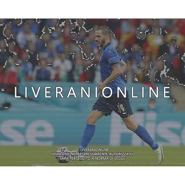 Campionato Europeo UEFA EURO 2020 gara semifinale ITALIA - SPAGNA del 06/07/2021 - nella foto: Bonucci Leonardo(Italia) ©Claudio Zamagni/Agenzia Aldo Liverani s.a.s. Bonucci Leonardo(Italia) during European UEFA Championship - UEFA Euro 2020 semifinal soccer match between Italy and Spain at Wembley Stadium in London on July 06 2021 photo credit by Claudio Zamagni/Aldo Liverani Photo Agency