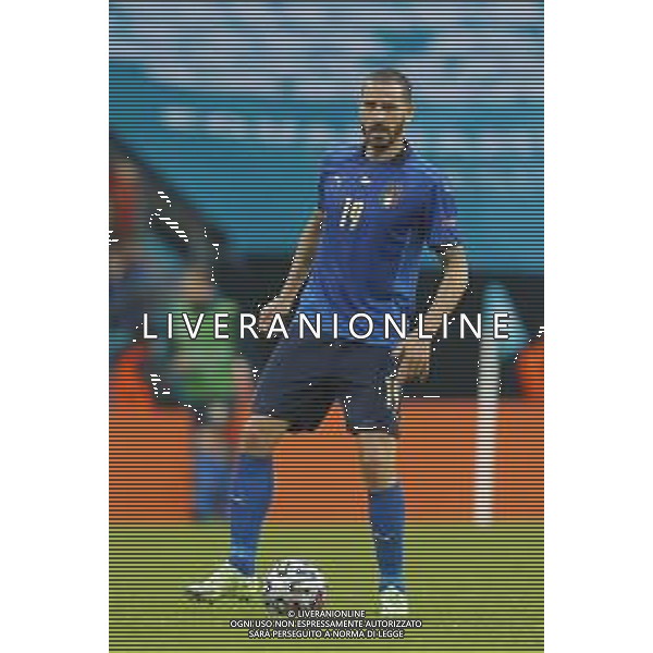 Campionato Europeo UEFA EURO 2020 gara semifinale ITALIA - SPAGNA del 06/07/2021 - nella foto: Bonucci Leonardo(Italia) ©Claudio Zamagni/Agenzia Aldo Liverani s.a.s. Bonucci Leonardo(Italia) during European UEFA Championship - UEFA Euro 2020 semifinal soccer match between Italy and Spain at Wembley Stadium in London on July 06 2021 photo credit by Claudio Zamagni/Aldo Liverani Photo Agency