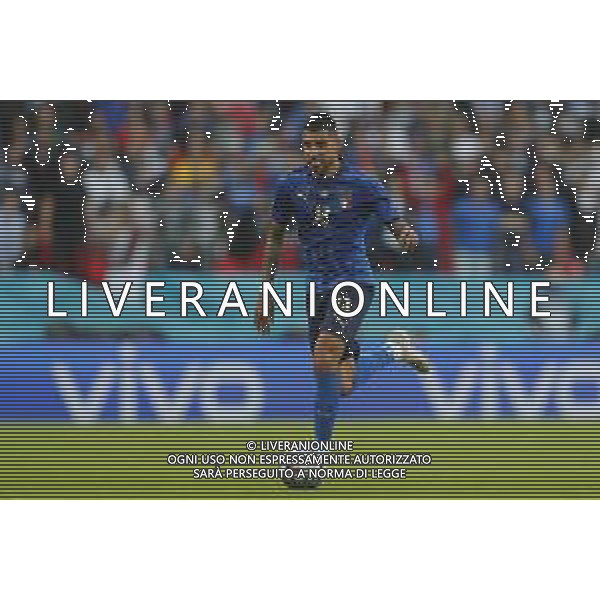 Campionato Europeo UEFA EURO 2020 gara semifinale ITALIA - SPAGNA del 06/07/2021 - nella foto: Emerson(Italia) ©Claudio Zamagni/Agenzia Aldo Liverani s.a.s. Emerson(Italia) during European UEFA Championship - UEFA Euro 2020 semifinal soccer match between Italy and Spain at Wembley Stadium in London on July 06 2021 photo credit by Claudio Zamagni/Aldo Liverani Photo Agency