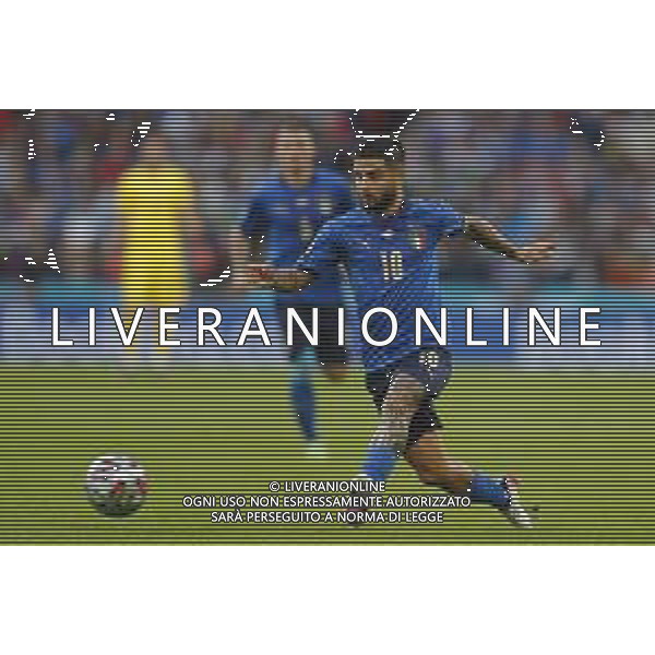Campionato Europeo UEFA EURO 2020 gara semifinale ITALIA - SPAGNA del 06/07/2021 - nella foto: Insigne Lorenzo(Italia) ©Claudio Zamagni/Agenzia Aldo Liverani s.a.s. Insigne Lorenzo(Italia) during European UEFA Championship - UEFA Euro 2020 semifinal soccer match between Italy and Spain at Wembley Stadium in London on July 06 2021 photo credit by Claudio Zamagni/Aldo Liverani Photo Agency