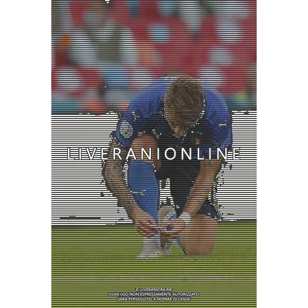 Campionato Europeo UEFA EURO 2020 gara semifinale ITALIA - SPAGNA del 06/07/2021 - nella foto: Immobile Ciro(Italia) ©Claudio Zamagni/Agenzia Aldo Liverani s.a.s. Immobile Ciro(Italia) during European UEFA Championship - UEFA Euro 2020 semifinal soccer match between Italy and Spain at Wembley Stadium in London on July 06 2021 photo credit by Claudio Zamagni/Aldo Liverani Photo Agency