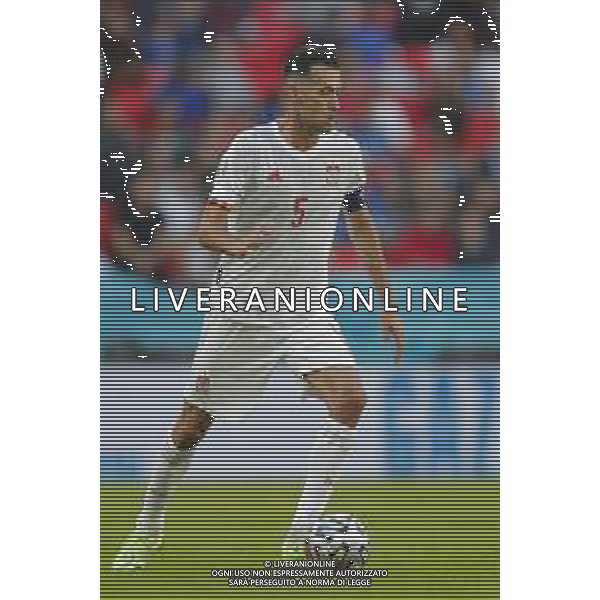 Campionato Europeo UEFA EURO 2020 gara semifinale ITALIA - SPAGNA del 06/07/2021 - nella foto: Sergio Busquets ©Claudio Zamagni/Agenzia Aldo Liverani s.a.s. Sergio Busquets during European UEFA Championship - UEFA Euro 2020 semifinal soccer match between Italy and Spain at Wembley Stadium in London on July 06 2021 photo credit by Claudio Zamagni/Aldo Liverani Photo Agency