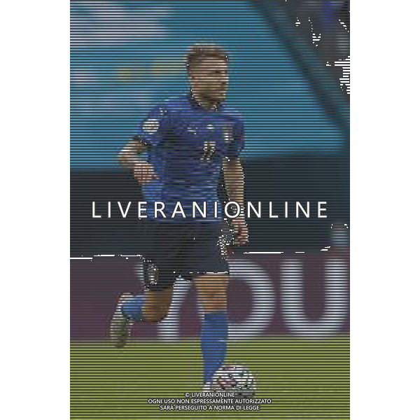 Campionato Europeo UEFA EURO 2020 gara semifinale ITALIA - SPAGNA del 06/07/2021 - nella foto: Immobile Ciro(Italia) ©Claudio Zamagni/Agenzia Aldo Liverani s.a.s. Immobile Ciro(Italia) during European UEFA Championship - UEFA Euro 2020 semifinal soccer match between Italy and Spain at Wembley Stadium in London on July 06 2021 photo credit by Claudio Zamagni/Aldo Liverani Photo Agency