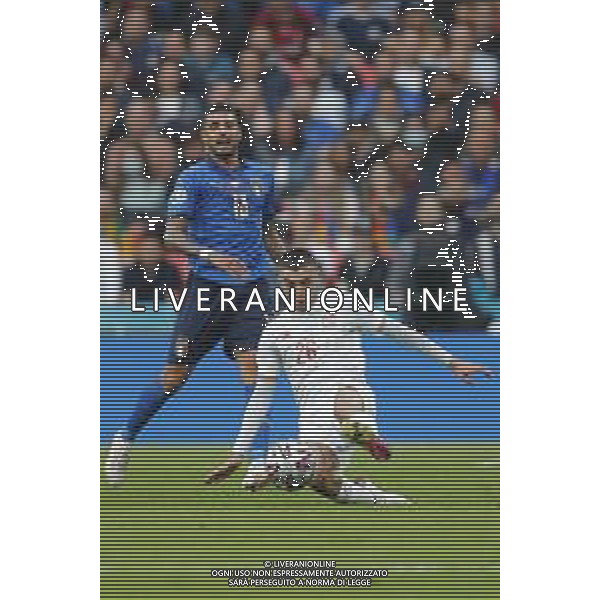Campionato Europeo UEFA EURO 2020 gara semifinale ITALIA - SPAGNA del 06/07/2021 - nella foto: Pedro González López - Emerson(Italia) ©Claudio Zamagni/Agenzia Aldo Liverani s.a.s. Pedro González López - Emerson(Italia) during European UEFA Championship - UEFA Euro 2020 semifinal soccer match between Italy and Spain at Wembley Stadium in London on July 06 2021 photo credit by Claudio Zamagni/Aldo Liverani Photo Agency