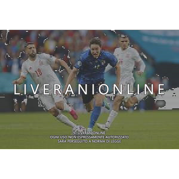 Campionato Europeo UEFA EURO 2020 gara semifinale ITALIA - SPAGNA del 06/07/2021 - nella foto: Chiesa Federico(Italia) ©Claudio Zamagni/Agenzia Aldo Liverani s.a.s. Chiesa Federico(Italia) during European UEFA Championship - UEFA Euro 2020 semifinal soccer match between Italy and Spain at Wembley Stadium in London on July 06 2021 photo credit by Claudio Zamagni/Aldo Liverani Photo Agency