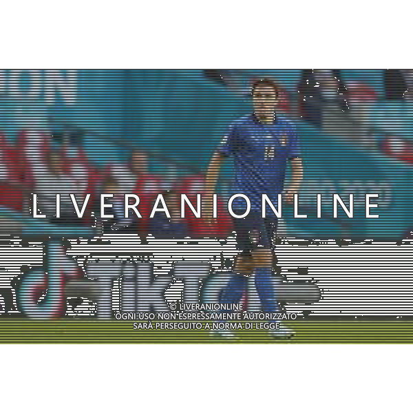 Campionato Europeo UEFA EURO 2020 gara semifinale ITALIA - SPAGNA del 06/07/2021 - nella foto: Chiesa Federico(Italia) ©Claudio Zamagni/Agenzia Aldo Liverani s.a.s. Chiesa Federico(Italia) during European UEFA Championship - UEFA Euro 2020 semifinal soccer match between Italy and Spain at Wembley Stadium in London on July 06 2021 photo credit by Claudio Zamagni/Aldo Liverani Photo Agency